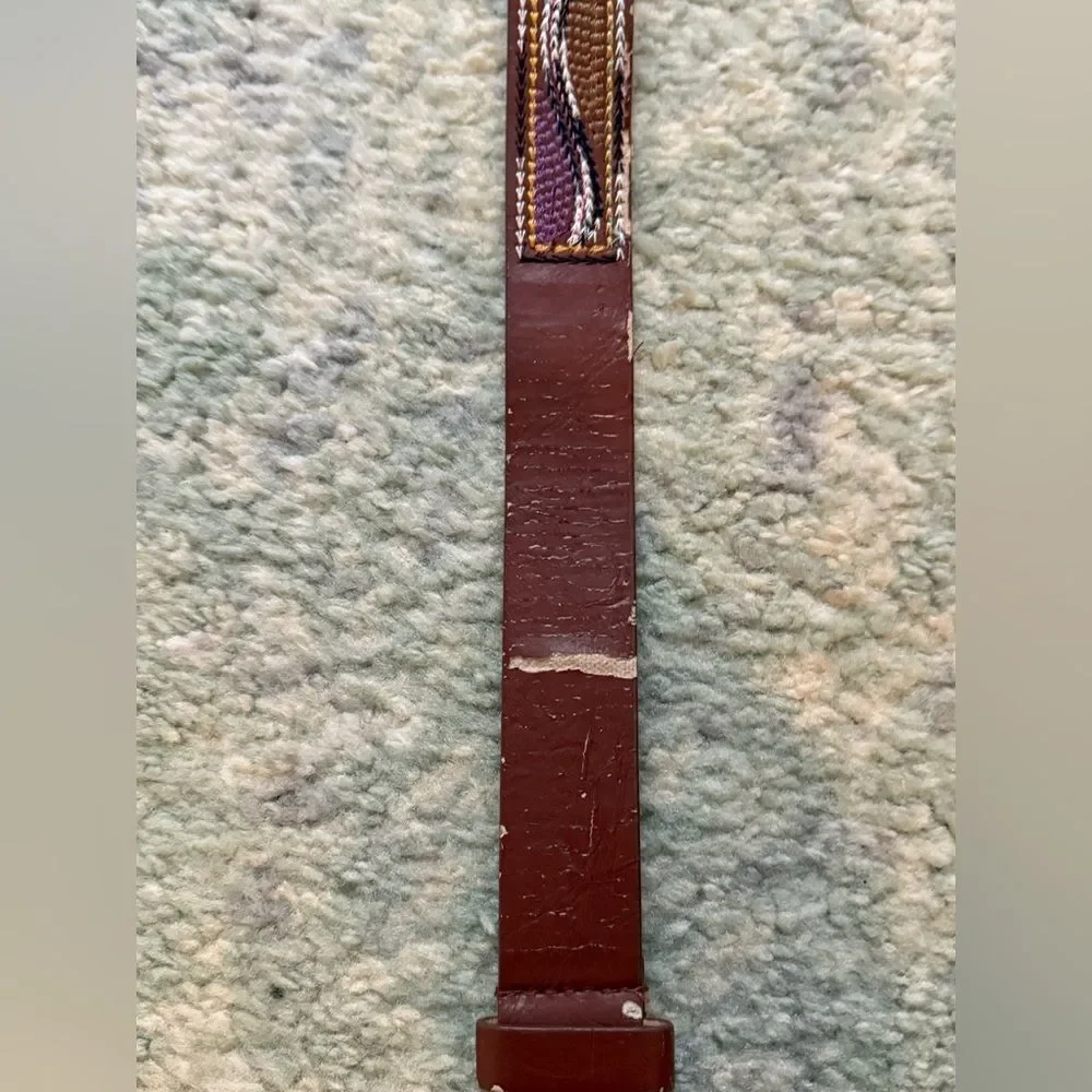Colorful Geometric Pattern Belt